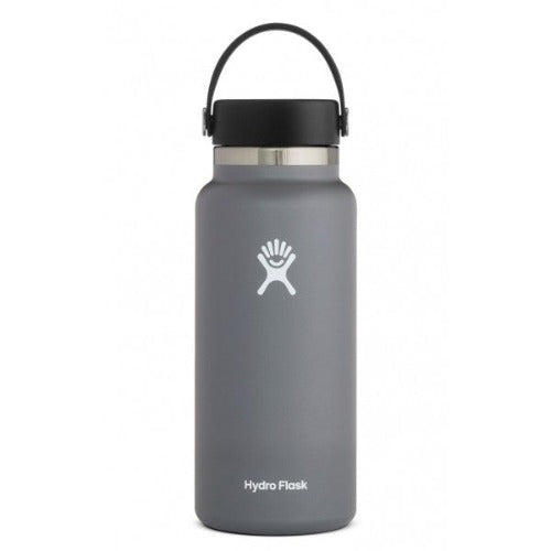 Hydro Flask 18 OZ Wide-Mouth Black Water Bottle With Hydro Flip