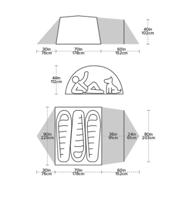 Blacktail Hotel Tent, Big Agnes