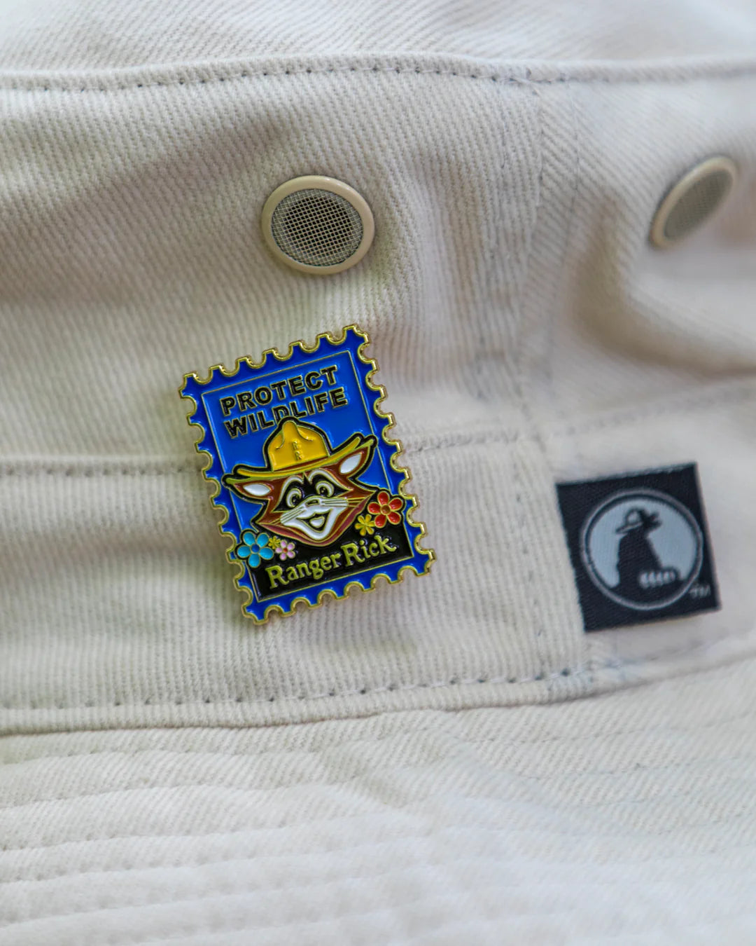 Ranger Rick Postage Stamp Pin, The Landmark Project