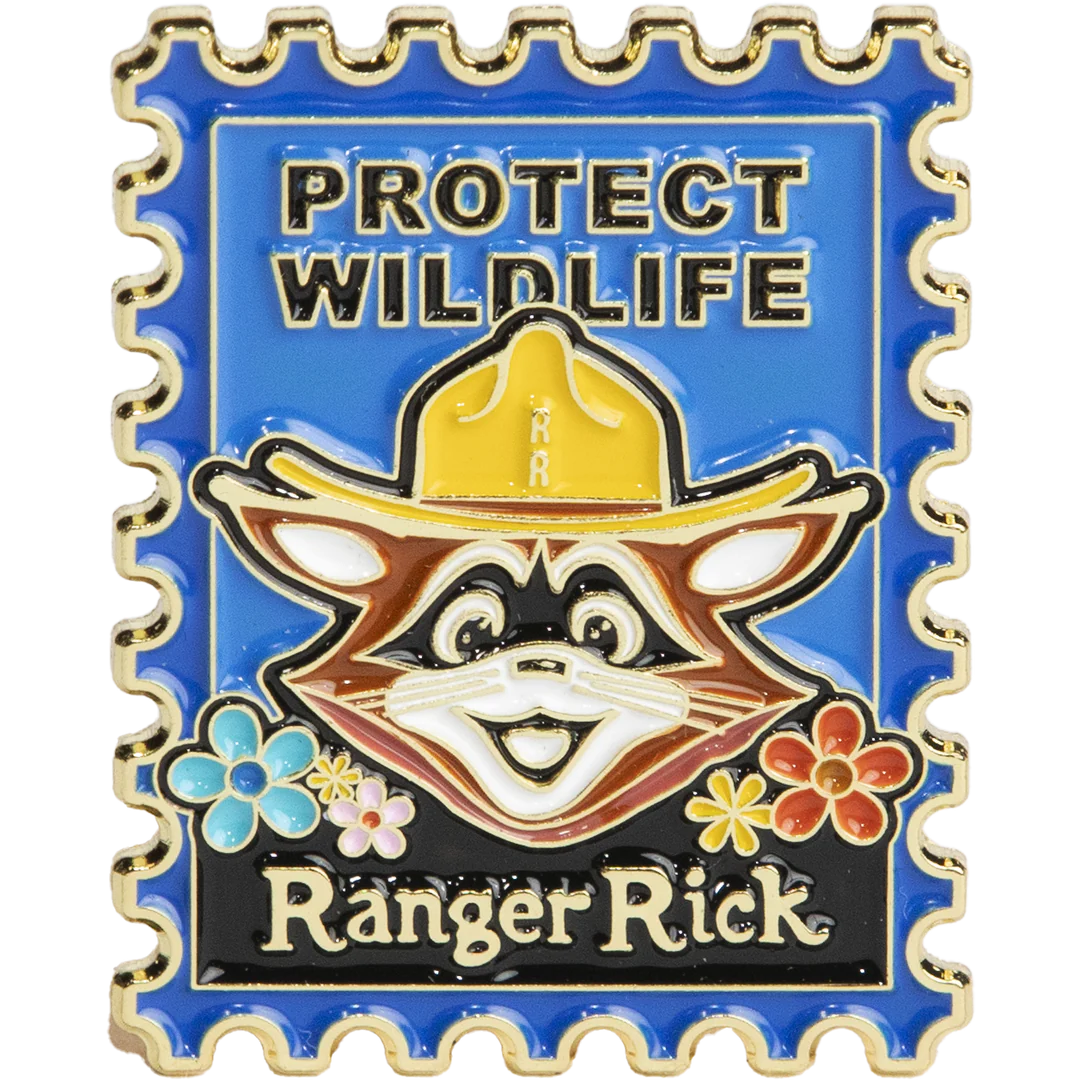 Ranger Rick Postage Stamp Pin