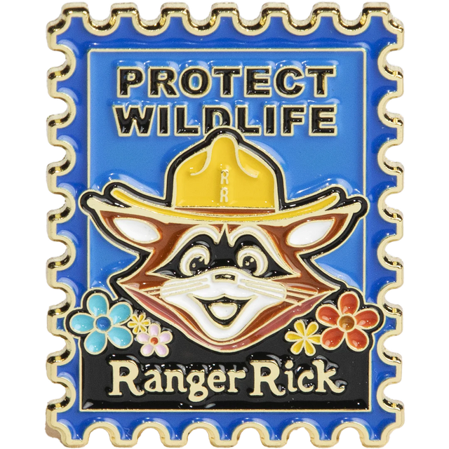 Ranger Rick Postage Stamp Pin