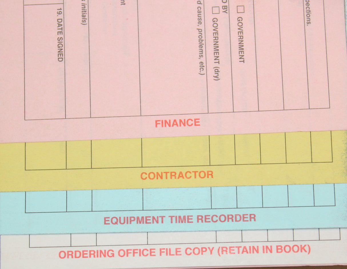 Emergency Equipment Shift Tickets (NFES 000872/OF-297)