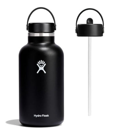 Water Bottle-64 oz. Wide Mouth 2.0 with Flex Straw, Hydro Flask