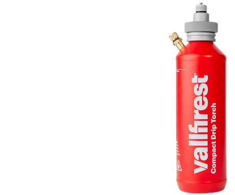 Compact Drip Torch PE and Handle (1 Liter), Vallfirest