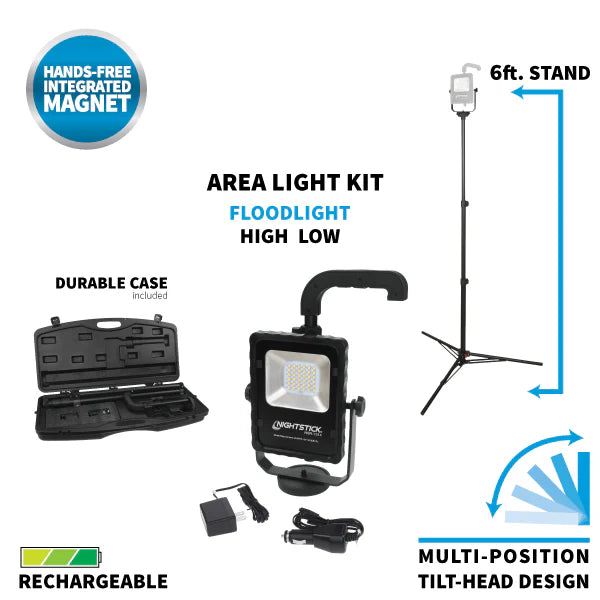 Rechargeable LED Area Light Kit (NSR-1514C), NightStick