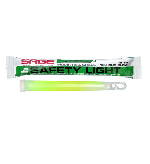 12 Hour Safety Light Sticks (6 Inch), Sage