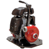 Water pump wick for forest fire fighting equipment.